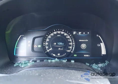 2019 Hyundai Ioniq Hybrid Limited z USA, uszkodzony, nr VIN KMHC85LCXKU144350